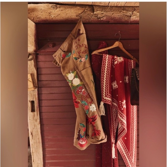 We The Free Bright Time Craft Pants Sz 10 New NWT cotton - Picture 9 of 16